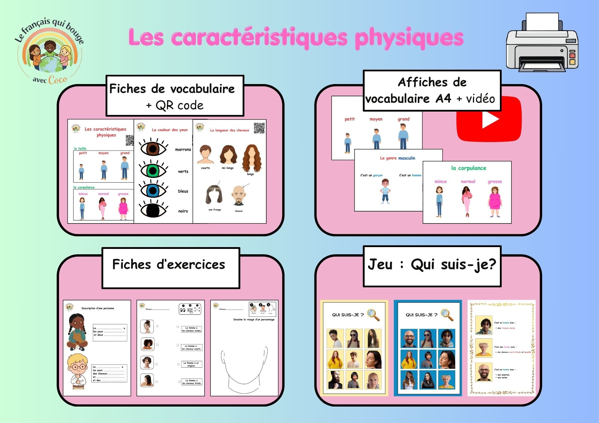 Pack: les caractéristiques physiques
